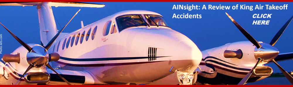 KING AIR T OFF ACCIDENTS