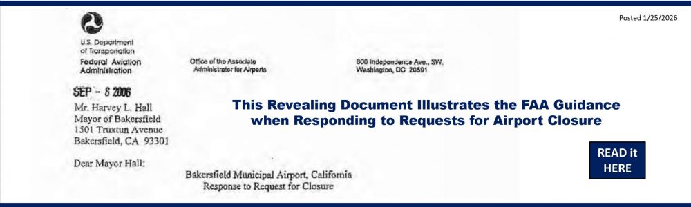 SLIDE BAKERSFIELD FAA RESPONSE